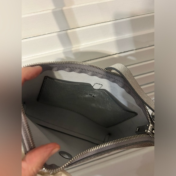 J. Crew Parker Crossbody Silver Metallic - Picture 3 of 7